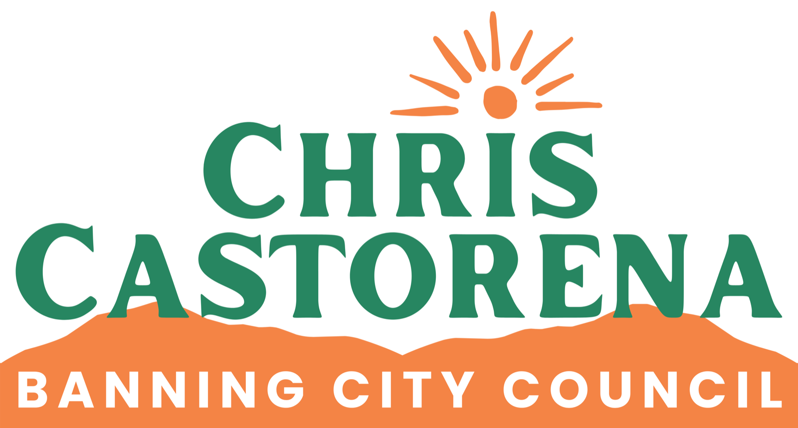 Chris Castorena campaign yard sign