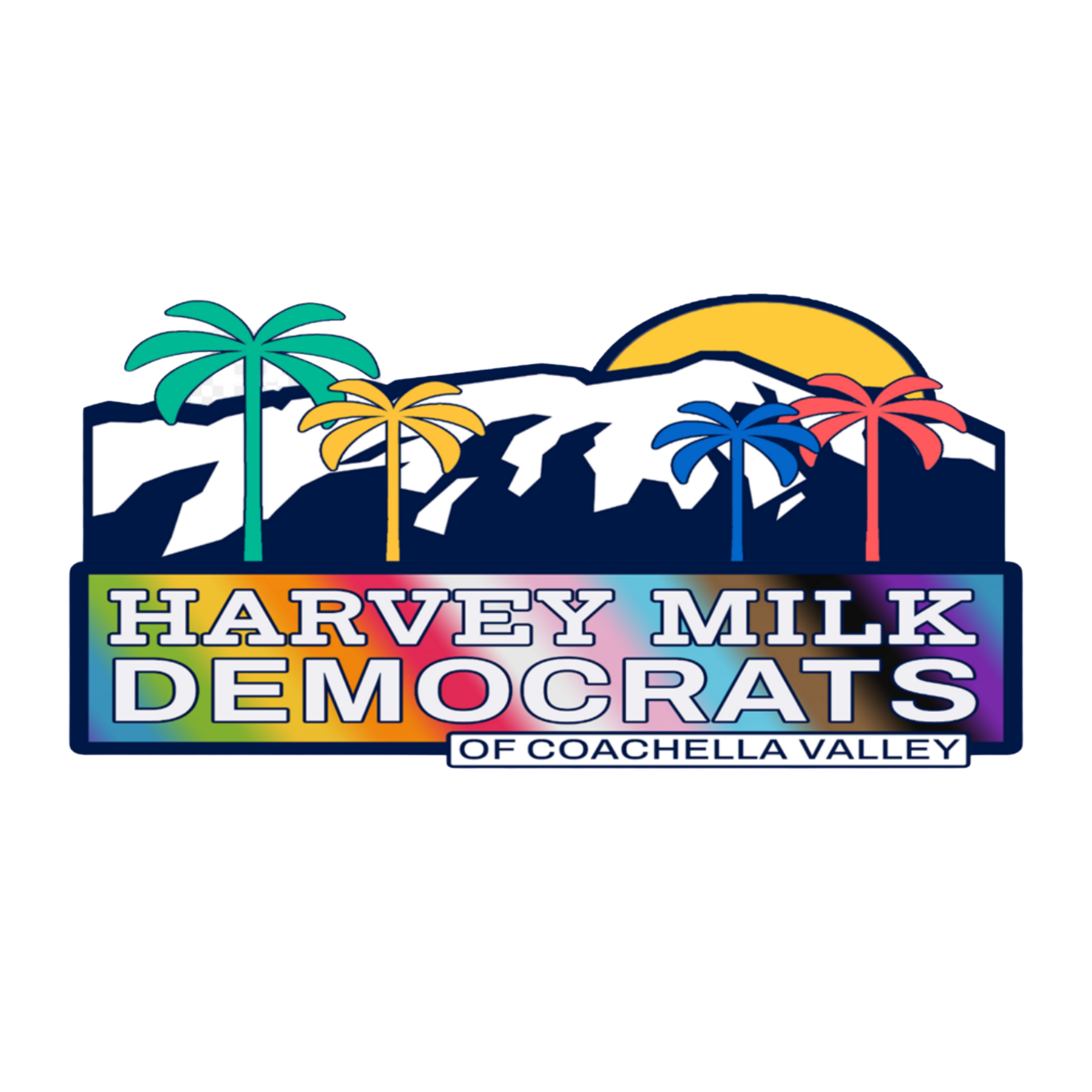 Harvey Milk Democrats of Coachella Valley logo
